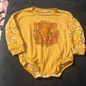2T Thanksgiving Romper